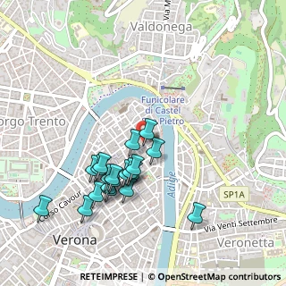 Mappa Piazza S.Anastasia, 37121 Verona VR, Italia (0.46)