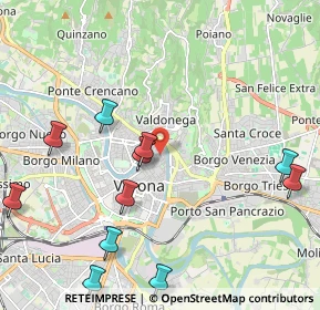 Mappa Via Abramo Massalongo, 37121 Verona VR, Italia (2.52545)