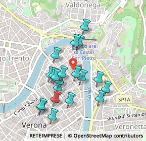 Mappa Piazza S.Anastasia, 37121 Verona VR, Italia (0.4225)