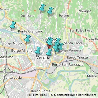 Mappa Via Abramo Massalongo, 37121 Verona VR, Italia (1.41)