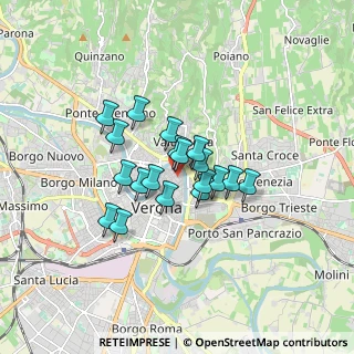 Mappa Via Abramo Massalongo, 37121 Verona VR, Italia (1.15789)