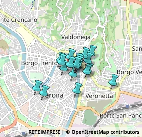 Mappa Piazza S.Anastasia, 37121 Verona VR, Italia (0.4515)
