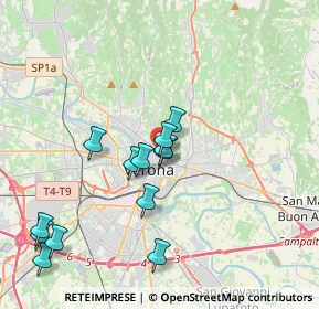 Mappa Via Abramo Massalongo, 37121 Verona VR, Italia (3.78615)