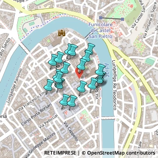 Mappa Piazza S.Anastasia, 37121 Verona VR, Italia (0.153)