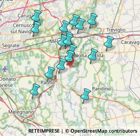 Mappa Via Andrea Crenna, 26833 Comazzo LO, Italia (6.68588)