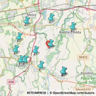 Mappa Via Cav. Domenico Mangiagalli, 26833 Comazzo LO, Italia (4.7375)