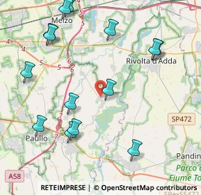 Mappa Via Andrea Crenna, 26833 Comazzo LO, Italia (4.86143)