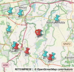 Mappa Via Andrea Crenna, 26833 Comazzo LO, Italia (4.805)