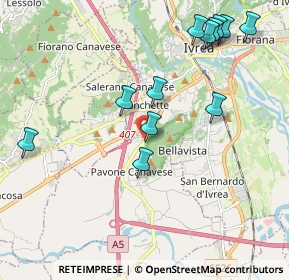 Mappa SP 68, 10015 Pavone Canavese TO (2.22417)