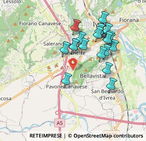 Mappa SP 68, 10015 Pavone Canavese TO (1.743)