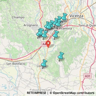 Mappa Via A. Santurro, 36040 Sarego VI, Italia (6.41769)