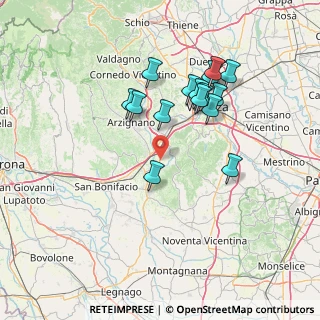 Mappa Via A. Santurro, 36040 Sarego VI, Italia (13.29067)