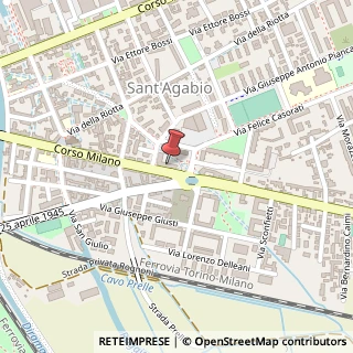 Mappa Corso Milano, 41/c, 28100 Novara, Novara (Piemonte)