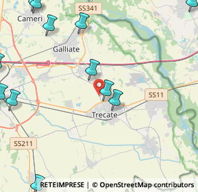 Mappa Tangenziale Est, 28069 Trecate NO, Italia (6.1625)