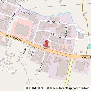 Mappa Via Galileo Galilei, 44, 35035 Mestrino PD, Italia, 35035 Mestrino, Padova (Veneto)