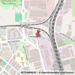 Mappa Via Vincenzo Toffetti, 122, 20139 Milano, Milano (Lombardia)