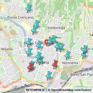 Mappa Via Castelrotto, 37121 Verona VR, Italia (1.029)
