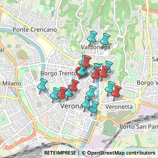 Mappa Via Sant'Egidio, 37121 Verona VR, Italia (0.672)