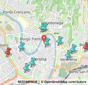 Mappa Via Castelrotto, 37121 Verona VR, Italia (1.08364)