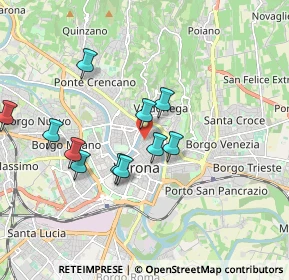 Mappa Via Castelrotto, 37121 Verona VR, Italia (1.68091)