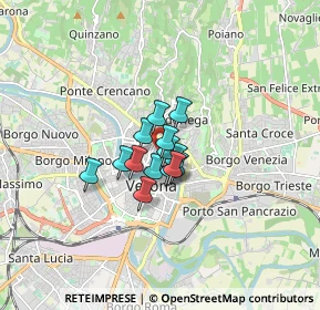 Mappa Via Sant'Egidio, 37121 Verona VR, Italia (0.83143)