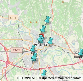 Mappa Via Castelrotto, 37121 Verona VR, Italia (3.86818)