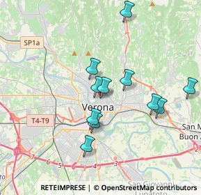 Mappa Via Sant'Egidio, 37121 Verona VR, Italia (3.24273)