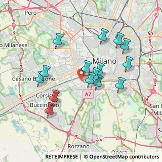 Mappa 20143 Milano MI, Italia (3.49333)