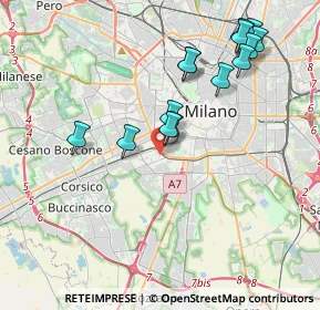 Mappa 20143 Milano MI, Italia (3.945)