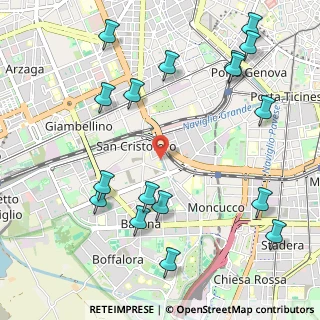 Mappa 20143 Milano MI, Italia (1.30529)