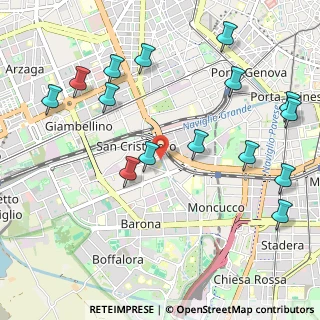 Mappa 20143 Milano MI, Italia (1.24467)