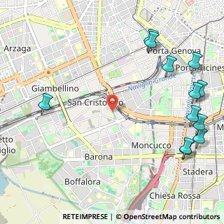 Mappa 20143 Milano MI, Italia (1.52583)