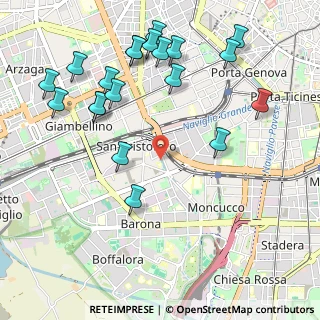 Mappa 20143 Milano MI, Italia (1.2225)