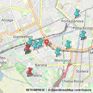 Mappa 20143 Milano MI, Italia (1.10167)