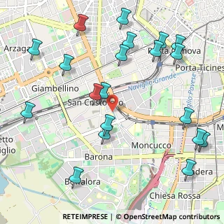 Mappa 20143 Milano MI, Italia (1.301)