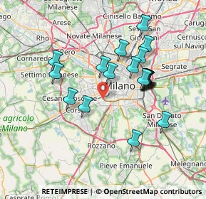 Mappa 20143 Milano MI, Italia (6.56053)