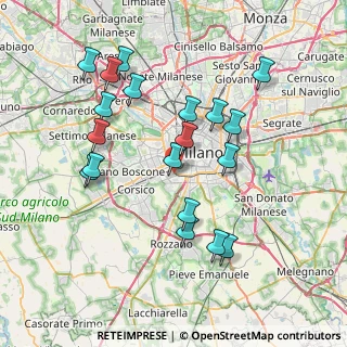 Mappa 20143 Milano MI, Italia (7.60789)