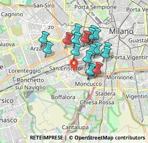 Mappa 20143 Milano MI, Italia (1.3745)