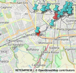 Mappa 20143 Milano MI, Italia (2.93263)