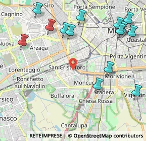 Mappa 20143 Milano MI, Italia (2.69286)