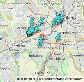Mappa 20143 Milano MI, Italia (1.49765)