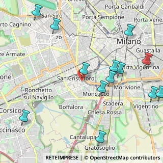 Mappa 20143 Milano MI, Italia (2.71462)