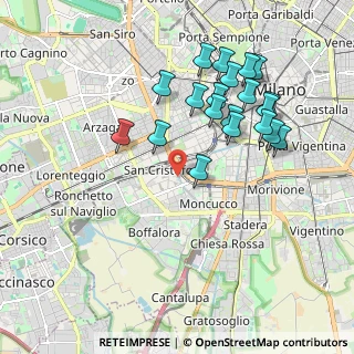 Mappa 20143 Milano MI, Italia (1.9275)