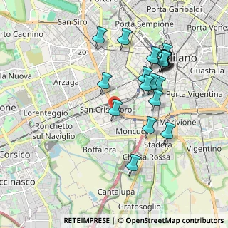 Mappa 20143 Milano MI, Italia (1.8985)