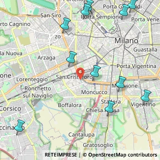 Mappa 20143 Milano MI, Italia (2.91636)