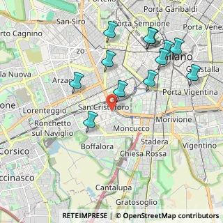Mappa 20143 Milano MI, Italia (2.14667)