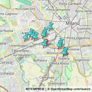 Mappa 20143 Milano MI, Italia (1.32917)