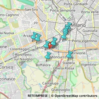 Mappa 20143 Milano MI, Italia (1.25545)