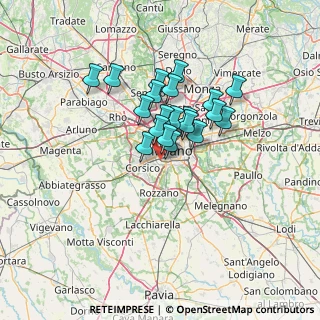 Mappa 20143 Milano MI, Italia (9.7355)