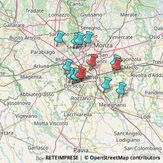 Mappa 20143 Milano MI, Italia (10.25929)